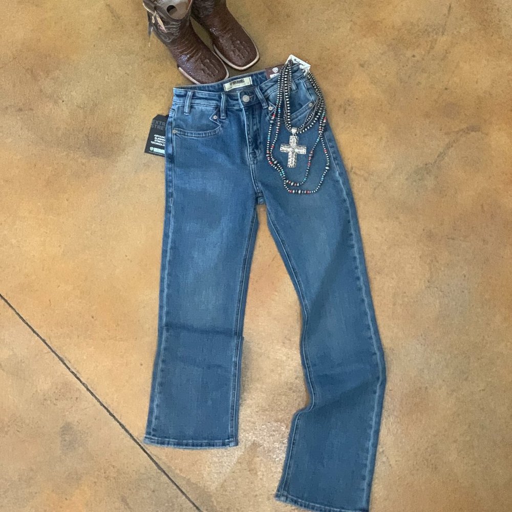 WOMEN'S ROCK & ROLL DENIM HIGH-RISE BOOTCUT JEANS